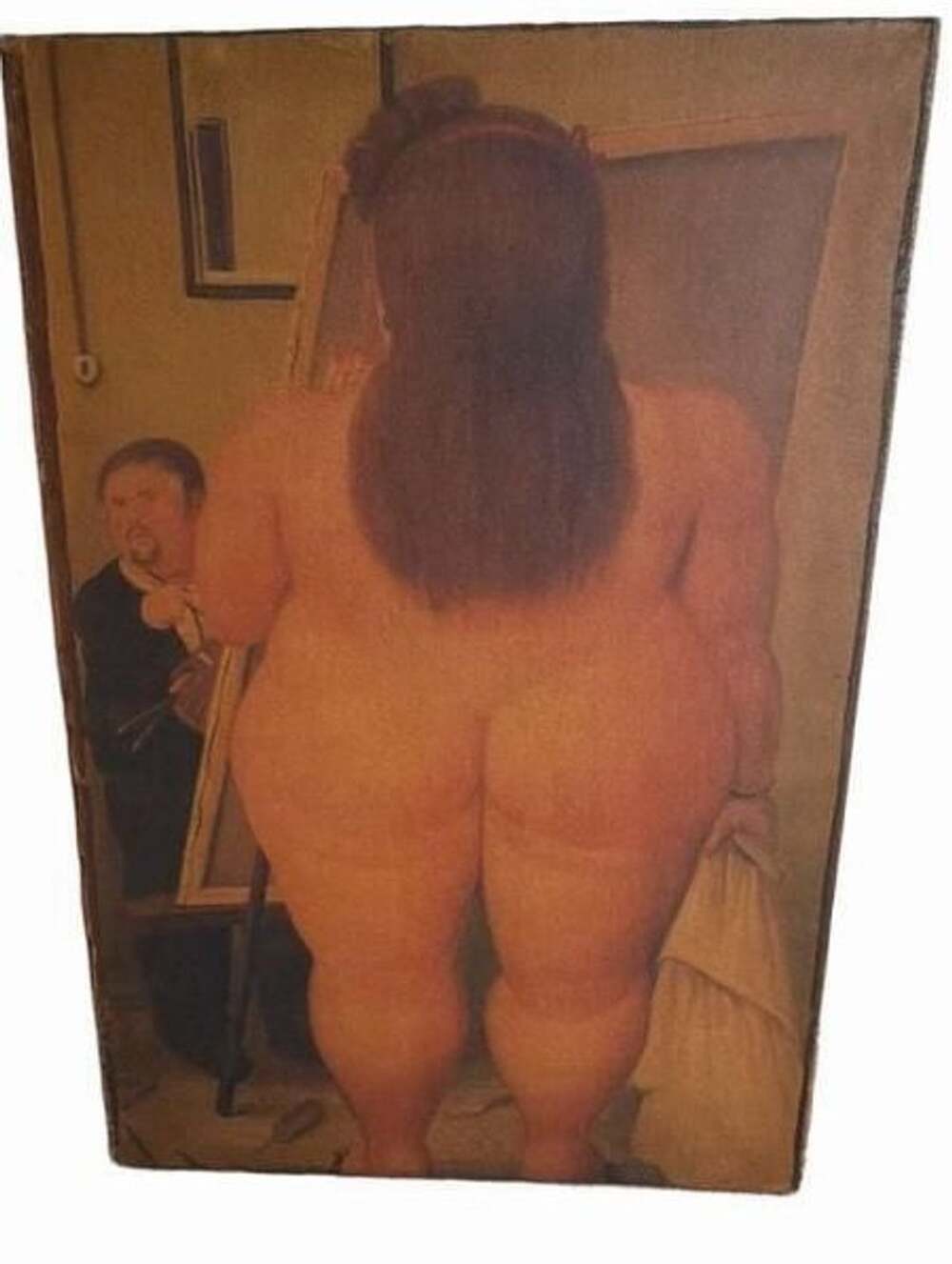 Fernando Botero Nude Art Canvas Print